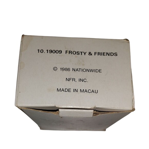 Vintage Christmas Plastic Stocking Hanger/Holder Snowman 1986 Nationwide 4”H - Picture 7 of 7